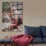 Wallity Cuadro decorativo de cristal templado Banksy 1888 - 70 x 100 cm